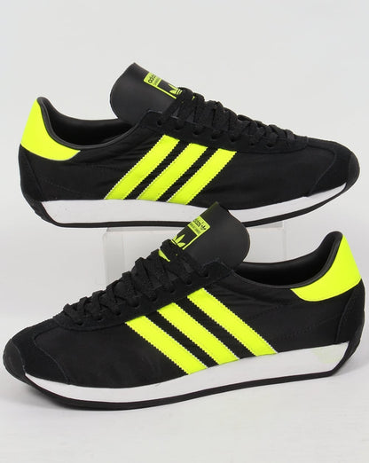 Adidas Country OG Sneaker Schwarz/Solargelb