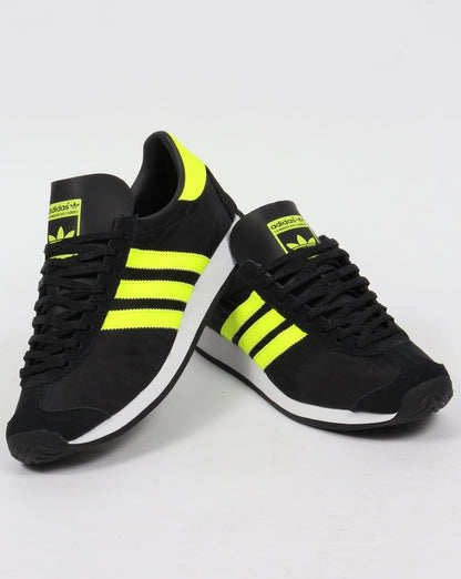 Adidas Country OG Sneaker Schwarz/Solargelb