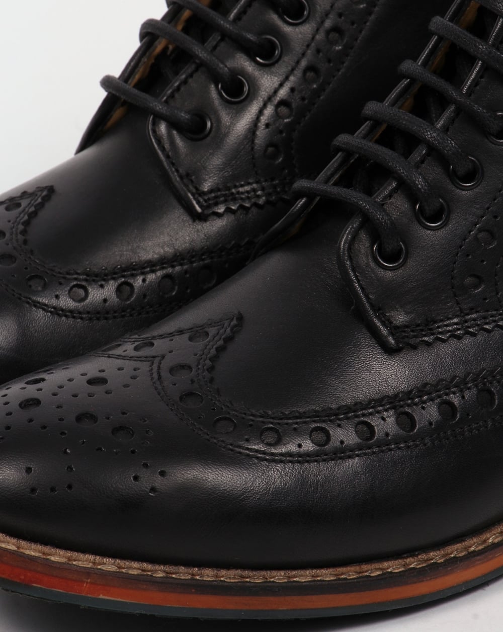Lyle And Scott Deveron Brogue-Stiefel Schwarz
