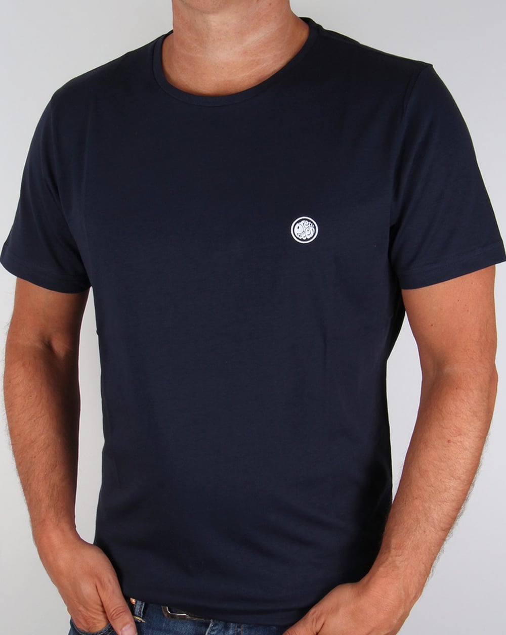 Pretty Green T-Shirt Marineblau