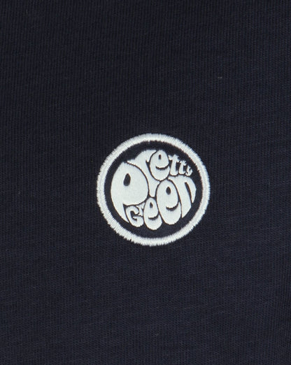 Pretty Green T-Shirt Marineblau