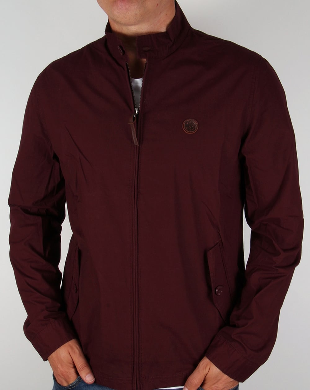 Pretty Green Kingsway Harrington Burgund