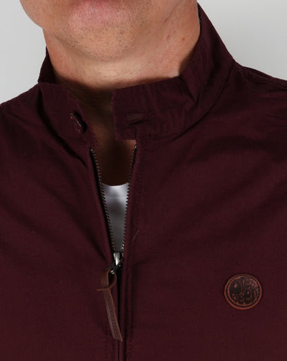 Pretty Green Kingsway Harrington Burgund