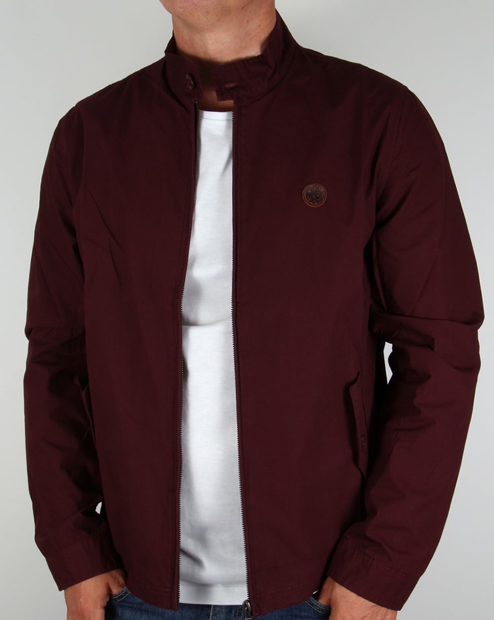 Pretty Green Kingsway Harrington Burgund