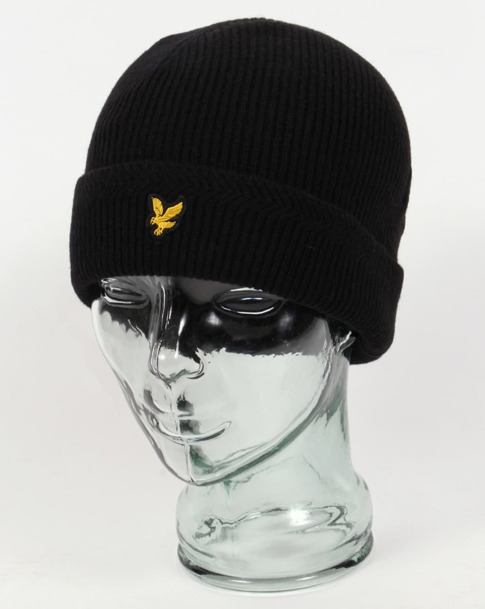 Lyle And Scott Gerippte Beanie Schwarz