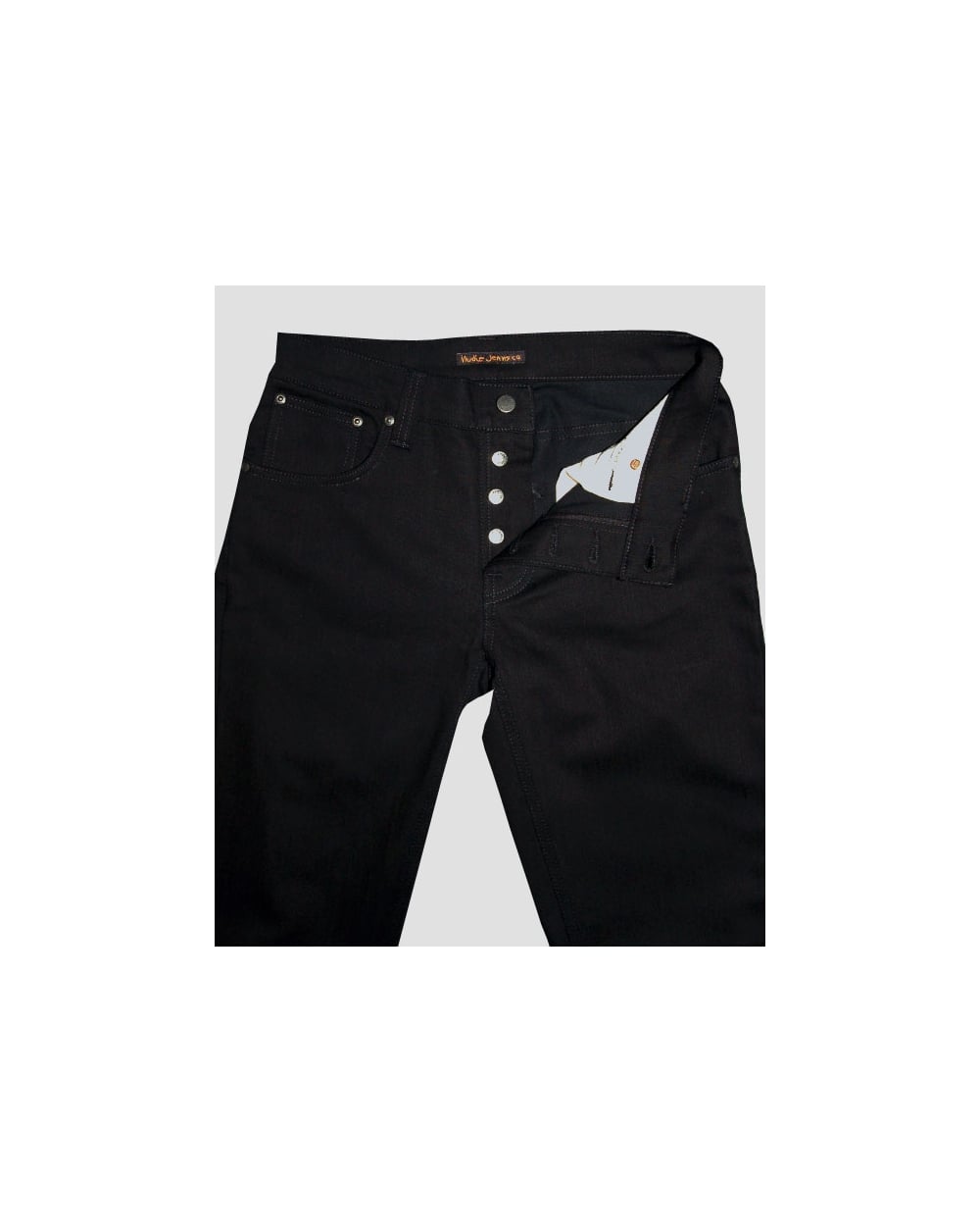 Nudie Jeans Grim Tim Organic Black Ring Schwarz