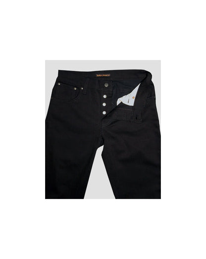 Nudie Jeans Grim Tim Organic Black Ring Schwarz