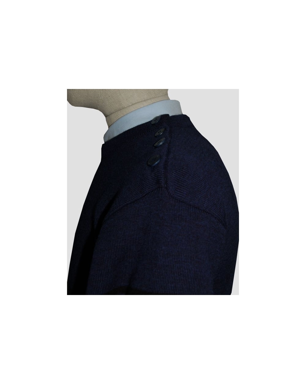 Armor-lux Marin Heritage Rundhalspullover Marineblau/Schwarz