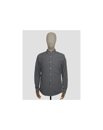 Farah Argyle Hemd Marineblau