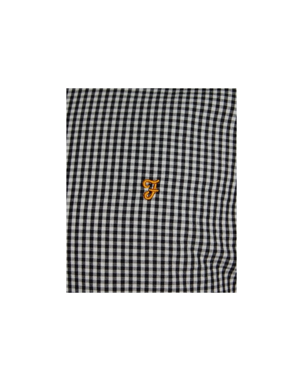 Farah Argyle Hemd Marineblau