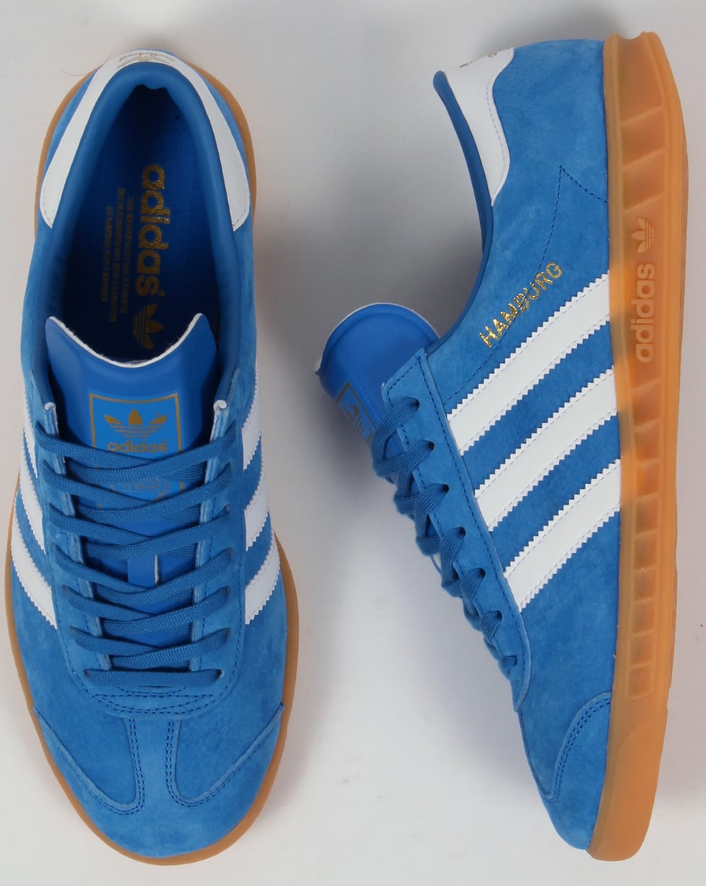 Adidas Hamburg Sneakers Bluebird Blau/Weiß