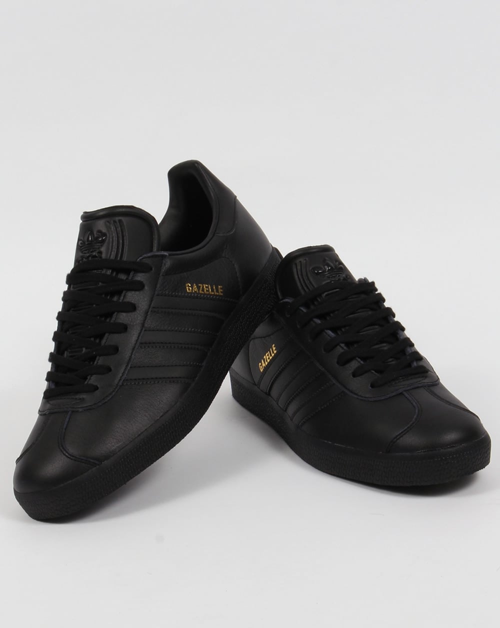 Adidas Gazelle Leder-Sneakers Triple Black