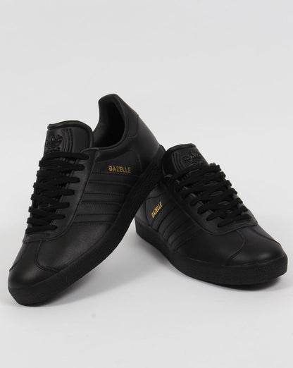 Adidas Gazelle Leder-Sneakers Triple Black