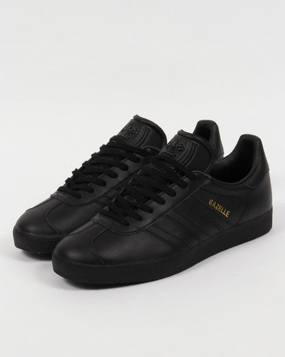 Adidas Gazelle Leder-Sneakers Triple Black