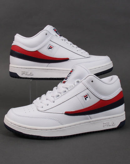 Fila Heritage T-1 Mid Sneakers Weiß/Marineblau/Rot