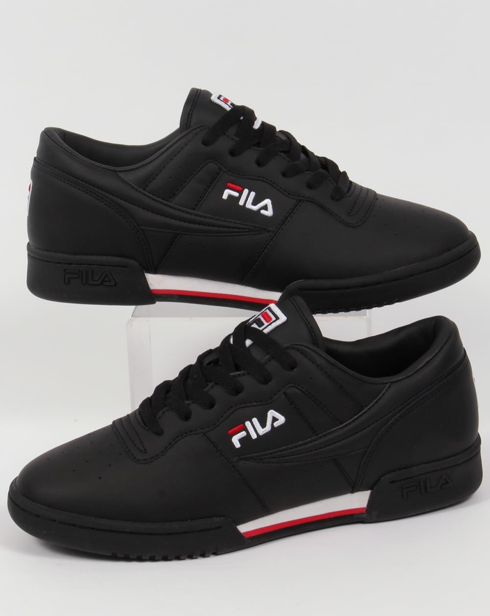 Fila Vintage Original Fitness-Sneaker Schwarz/Weiß/Rot