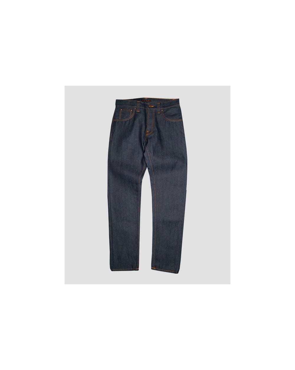 Nudie Jeans – Steady Eddie – Bio-Trockenblau in Ton