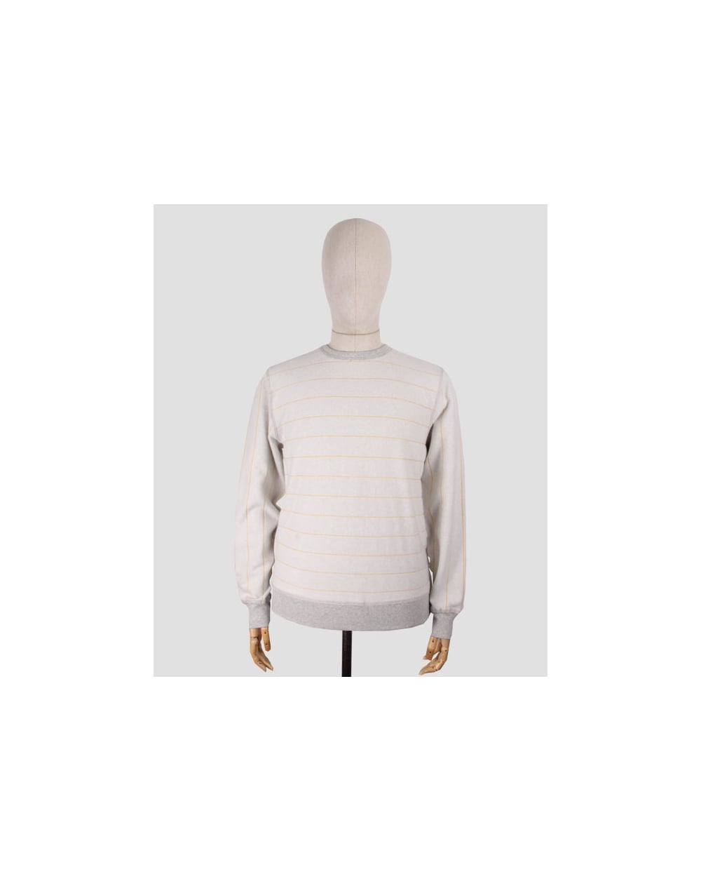 Ymc Wende-Sweatshirt mit Kettenstich, Grau