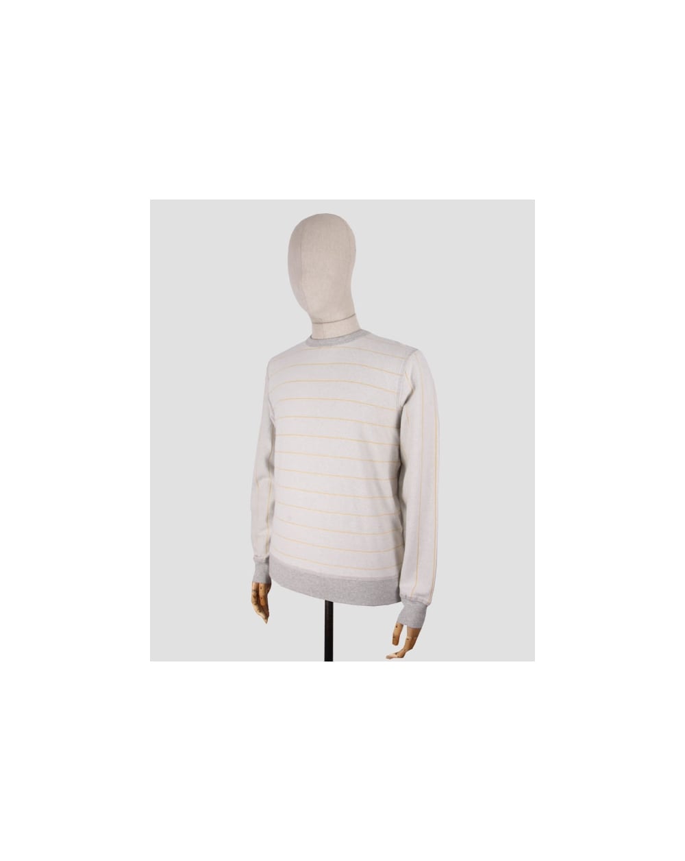 Ymc Wende-Sweatshirt mit Kettenstich, Grau