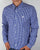 Pretty Green Ebsworth Gingham Shirt Navy