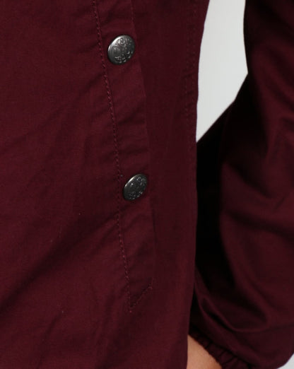 Pretty Green Sevenoaks Jacke Burgunderrot