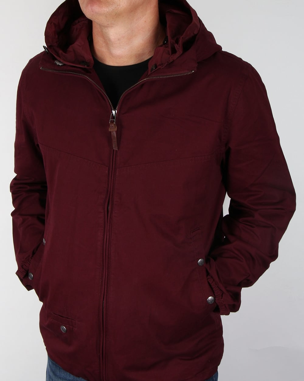 Pretty Green Sevenoaks Jacke Burgunderrot