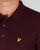 Lyle And Scott Polo Shirt Claret Marl