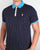 Fila Vintage Mk1 Settanta Polo Shirt Navy/Malibu Blue