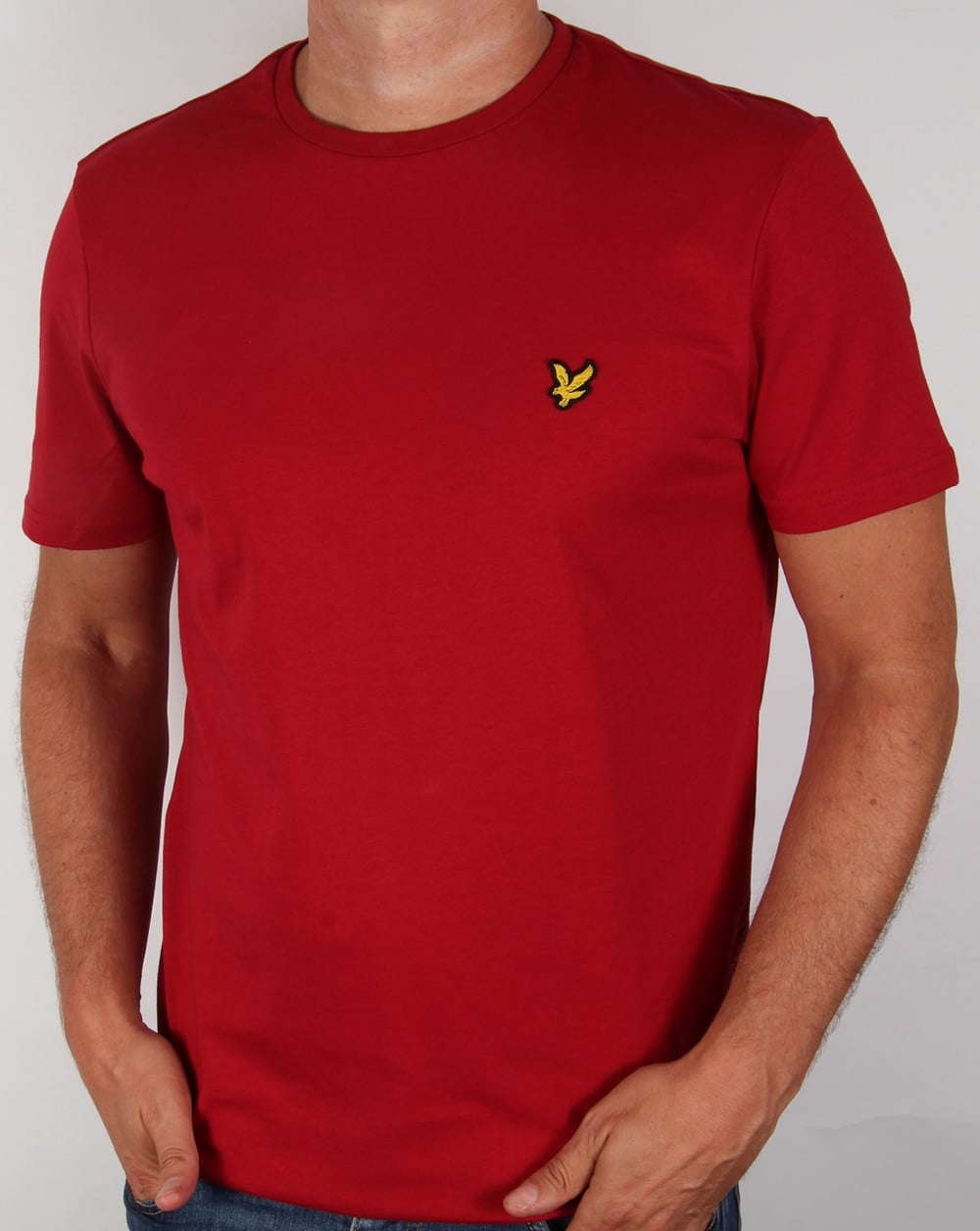 Lyle And Scott T-Shirt Rubinrot