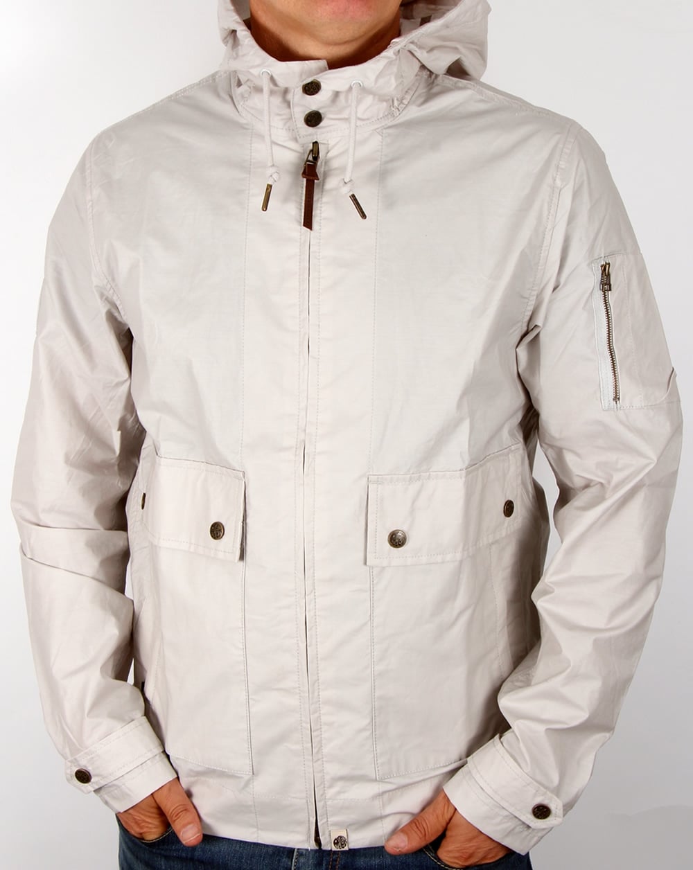 Pretty Green Wren Jacke Hellgrau