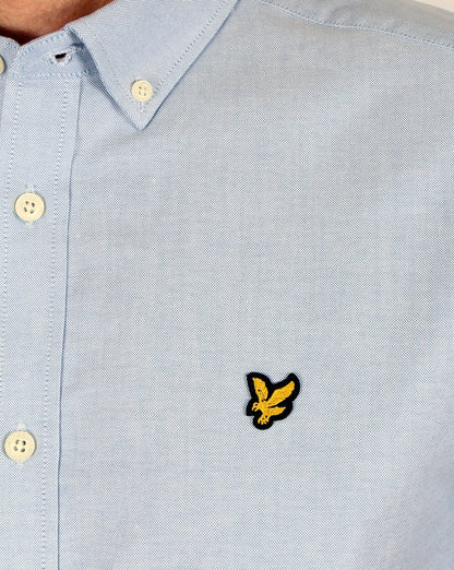 Lyle And Scott Oxford Kurzarmhemd Himmelblau