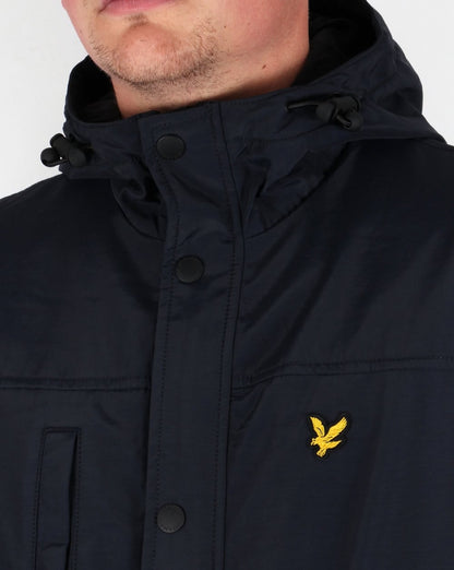 Lyle And Scott – Jacke mit Microfleece-Futter in Marineblau
