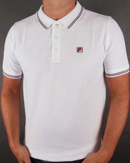 Fila Vintage Matcho 3 Poloshirt Weiß