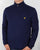 Lyle And Scott Quarter Zip Cotton Merino Jumper Navy