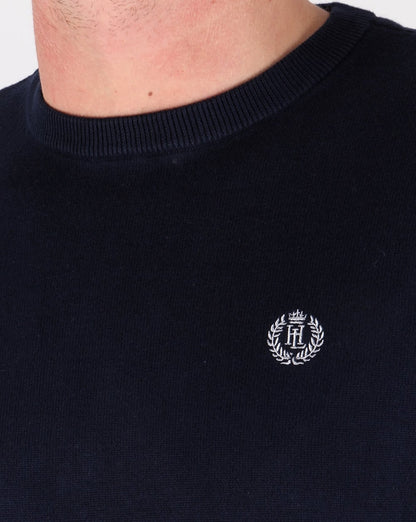 Henri Lloyd Rundhals-Strickjacke in Marineblau