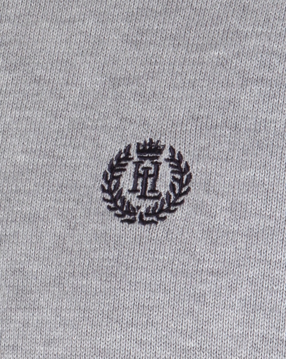 Henri Lloyd Rundhals-Strickjacke Grau meliert