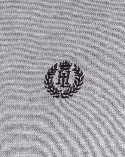 Henri Lloyd Rundhals-Strickjacke Grau meliert