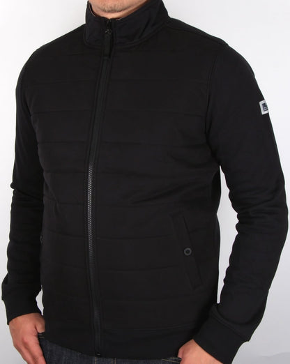 Weekend Offender Wear Gepolsterte Trainingsjacke Schwarz