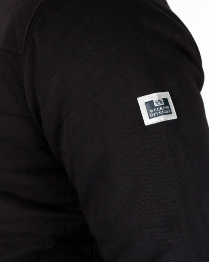 Weekend Offender Wear Gepolsterte Trainingsjacke Schwarz