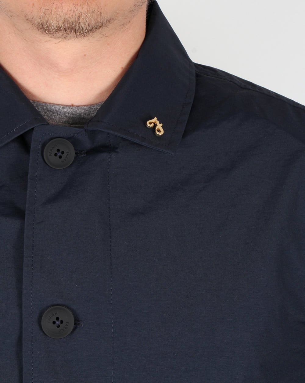Farah Wexford Regenmantel True Navy