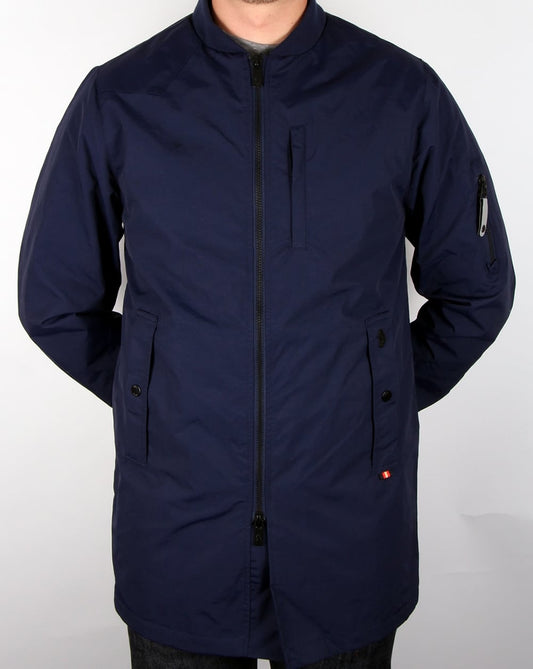 Luke Luke Nation Lange Jacke, Marineblau