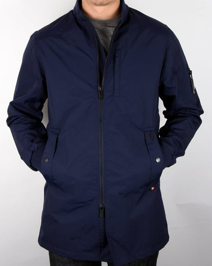 Luke Nation Lange Jacke, Marineblau