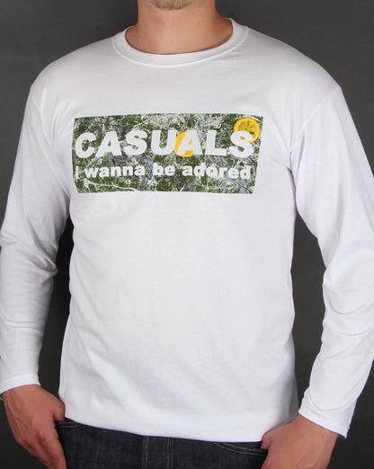 80er Casual Classics Adored Langarm-T-Shirt Weiß