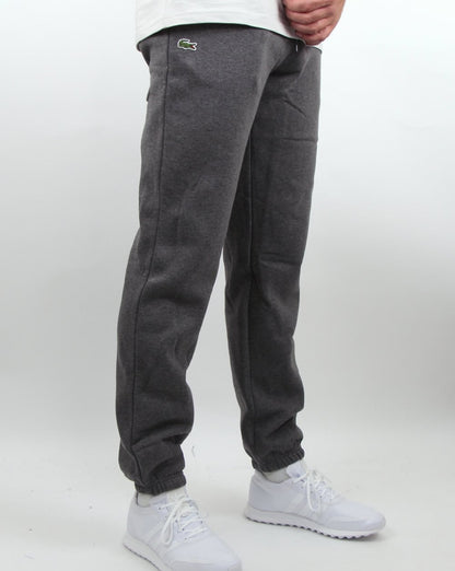 Lacoste Fleece-Trainingshose Dunkelgrau