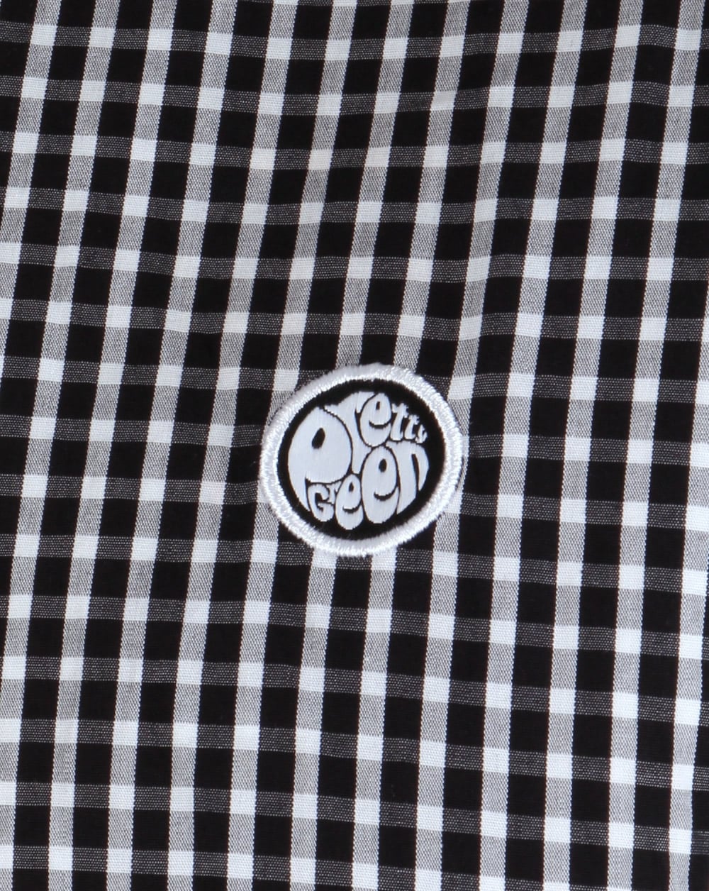 Pretty Green Ebsworth Gingham Schwarz