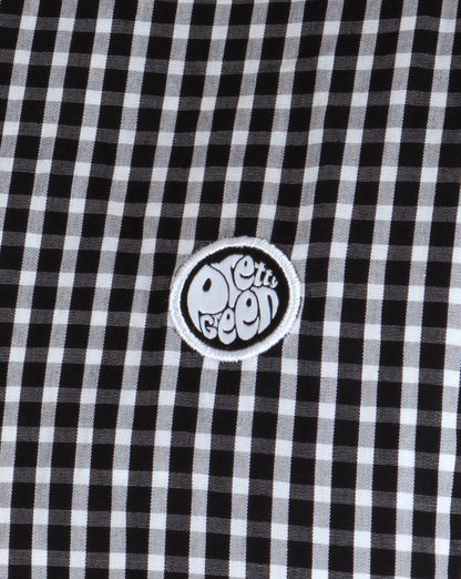 Pretty Green Ebsworth Gingham Schwarz