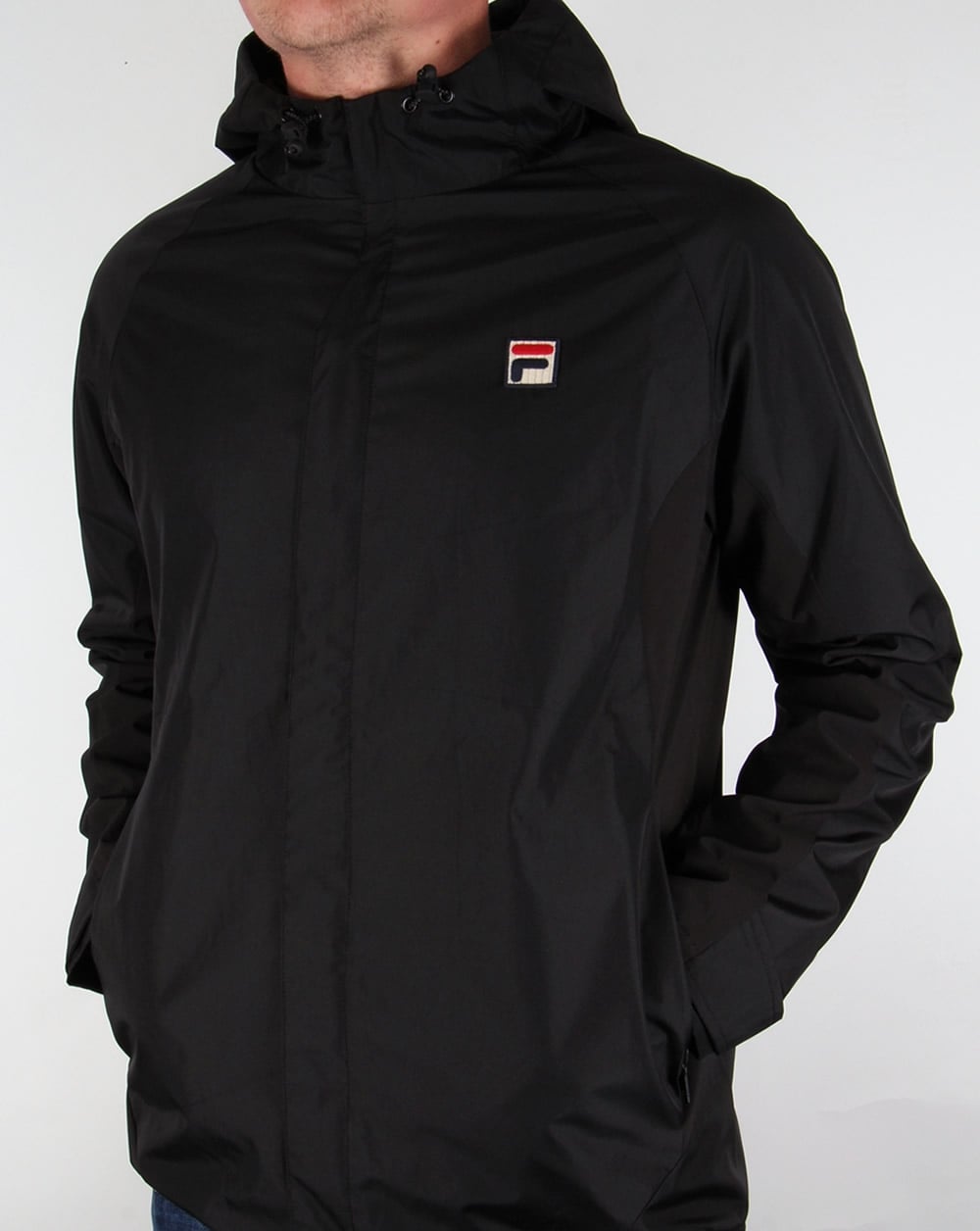Fila Vintage Tivo Technische Jacke Schwarz