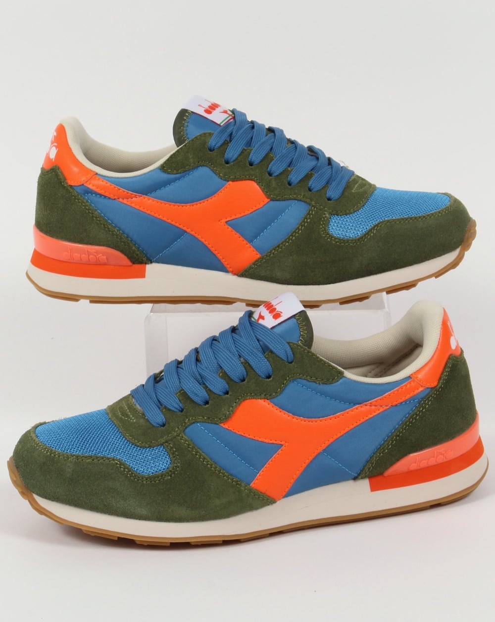 Diadora Camaro Trainer Oliv/Blau