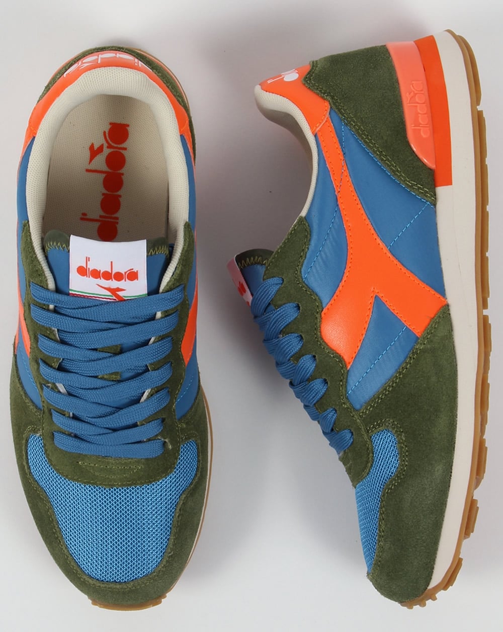 Diadora Camaro Trainer Oliv/Blau