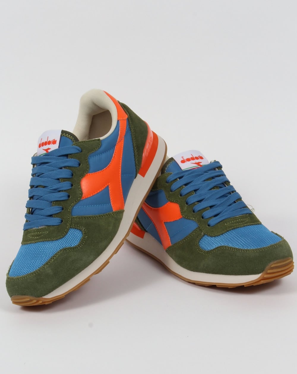 Diadora Camaro Trainer Oliv/Blau